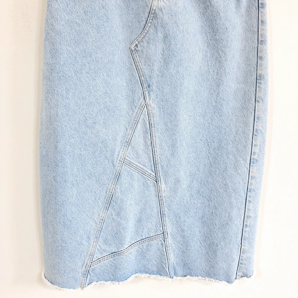 Spell + the Gypsy Eve Denim Skirt in Sun Washed Blue- Small - Picture 5 of 10